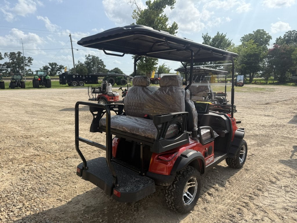 HQ80 4-Seat Golf Cart RED