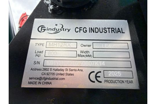 2025 CFG MH12RX Hydraulic Excavatior