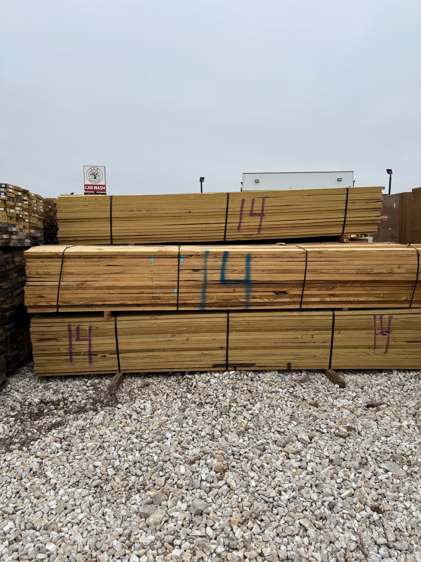 4"x8"x14" #2 Treated Southern Yellow Pine Bundle -- Discounted