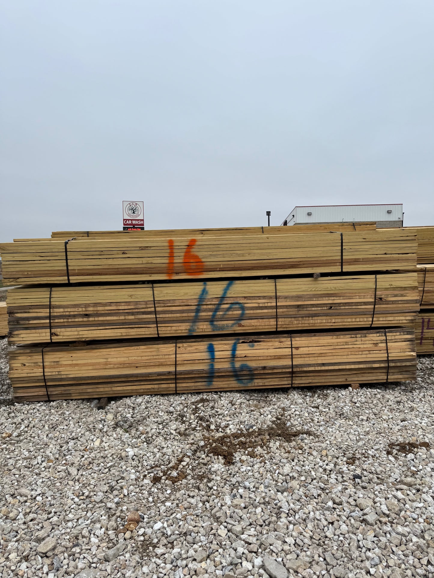 2"x8"x16" #2 Treated Yellow Southern Pine Bundle -- Discounted