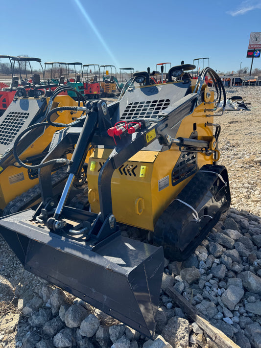 Yellow Mini Skid Steer ZJ-380