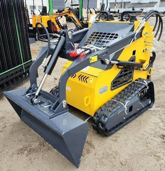 Mini Skid Steer Loader | ZJG-380 Yellow