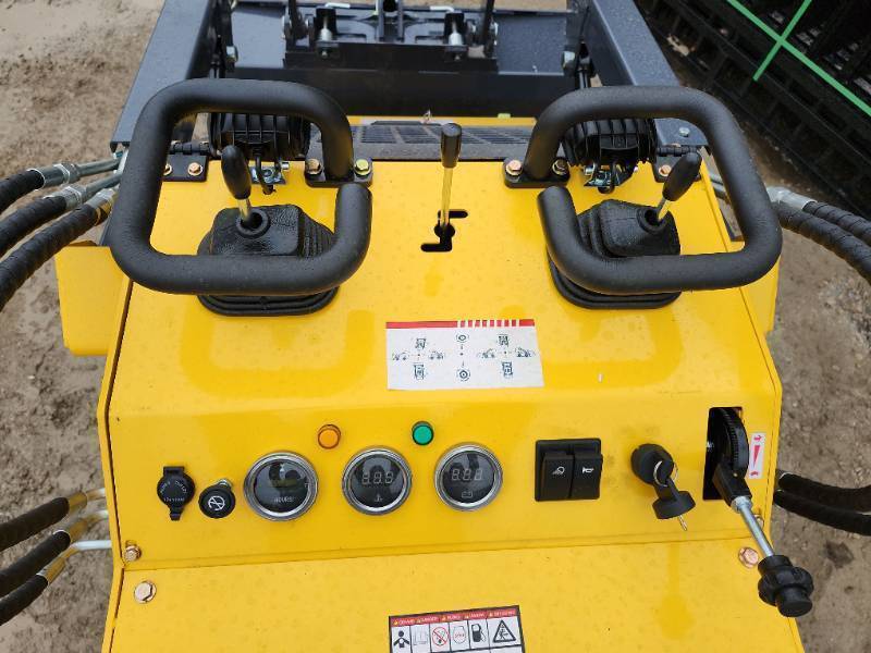 Mini Skid Steer Loader | ZJG-380 Yellow