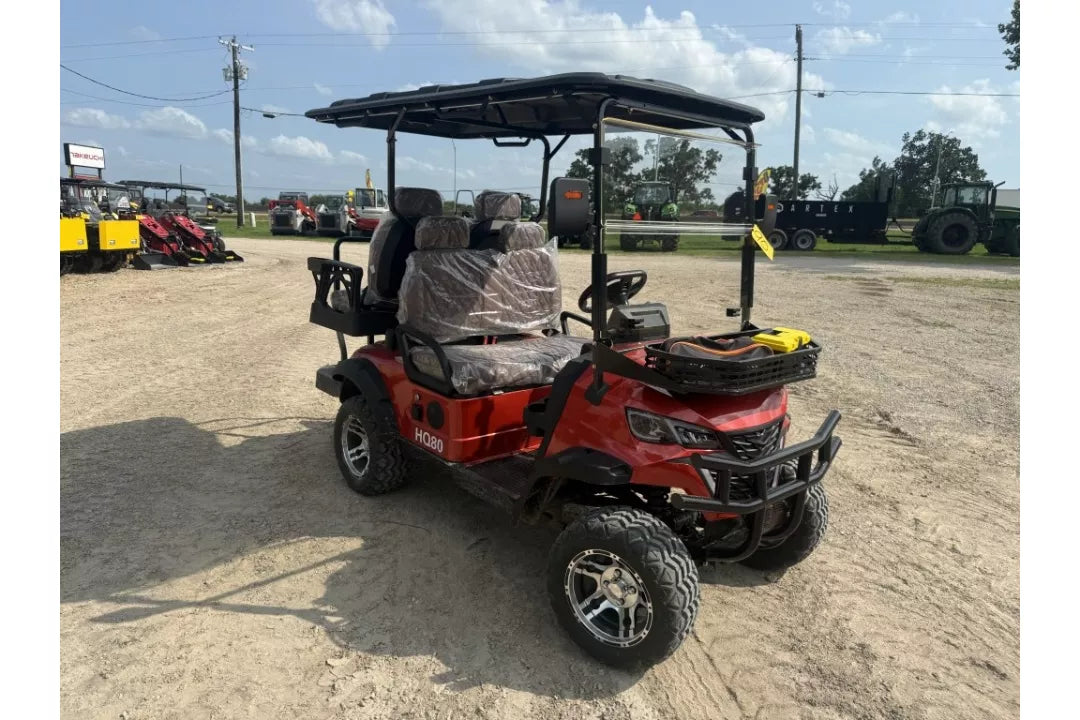 HQ80 4-Seat Golf Cart RED