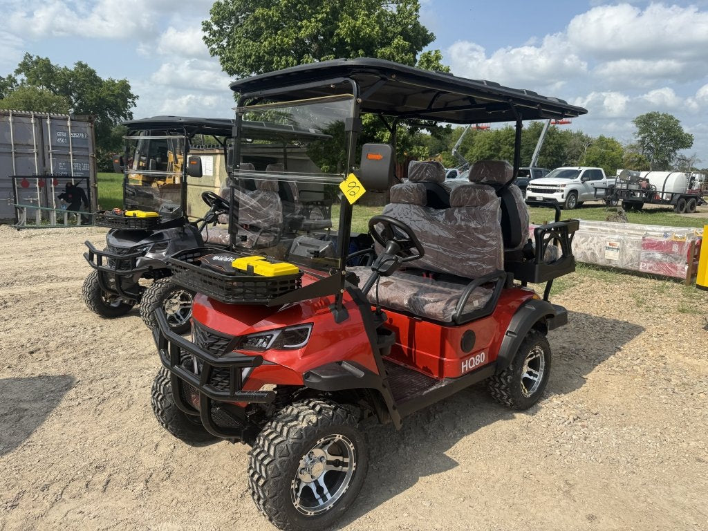 HQ80 4-Seat Golf Cart RED