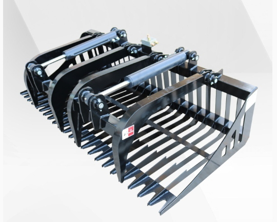 JCT Skid Steer Rock Grapple Bucket | 84in