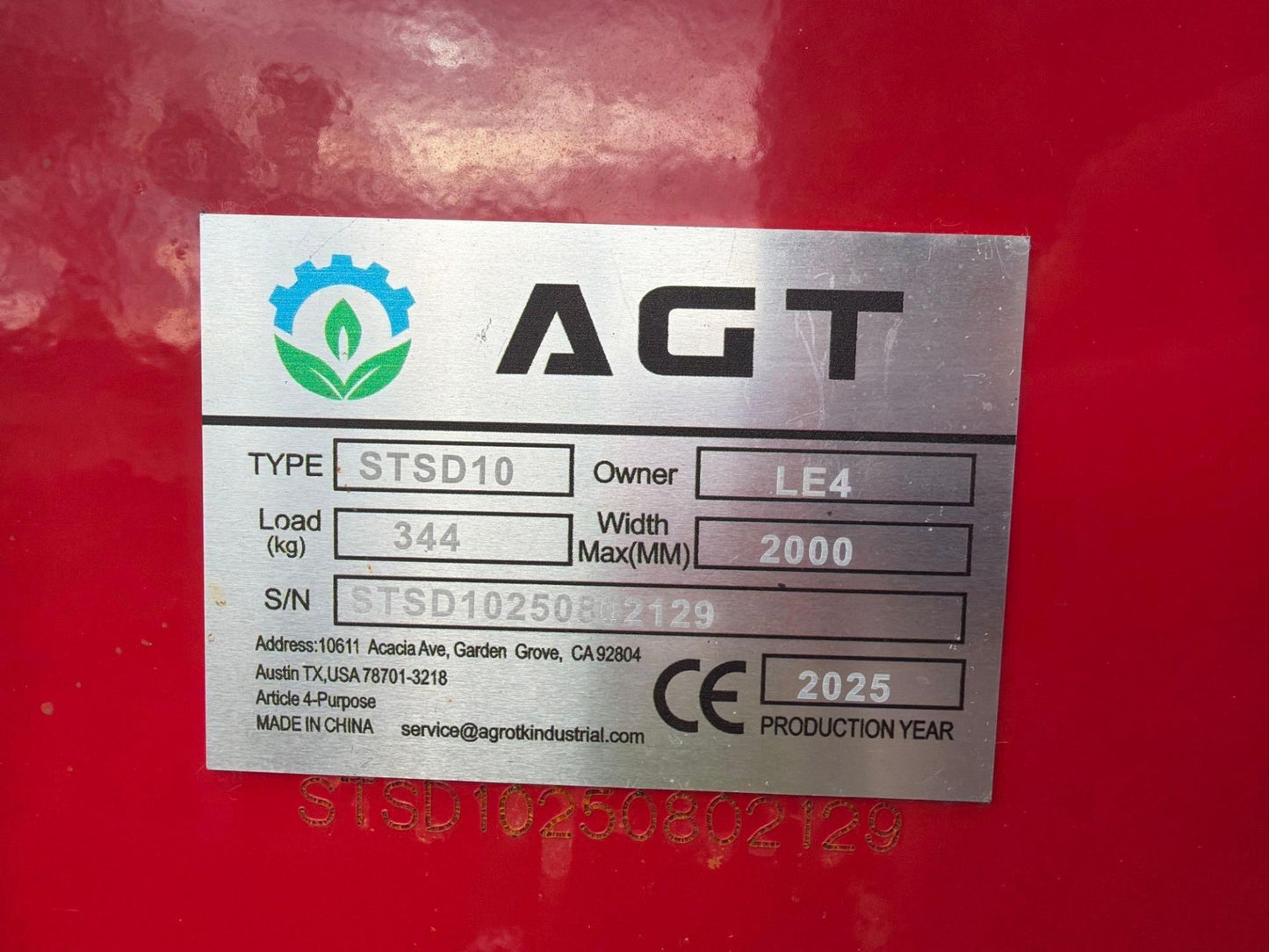 AGT STSD Seeder Attachment